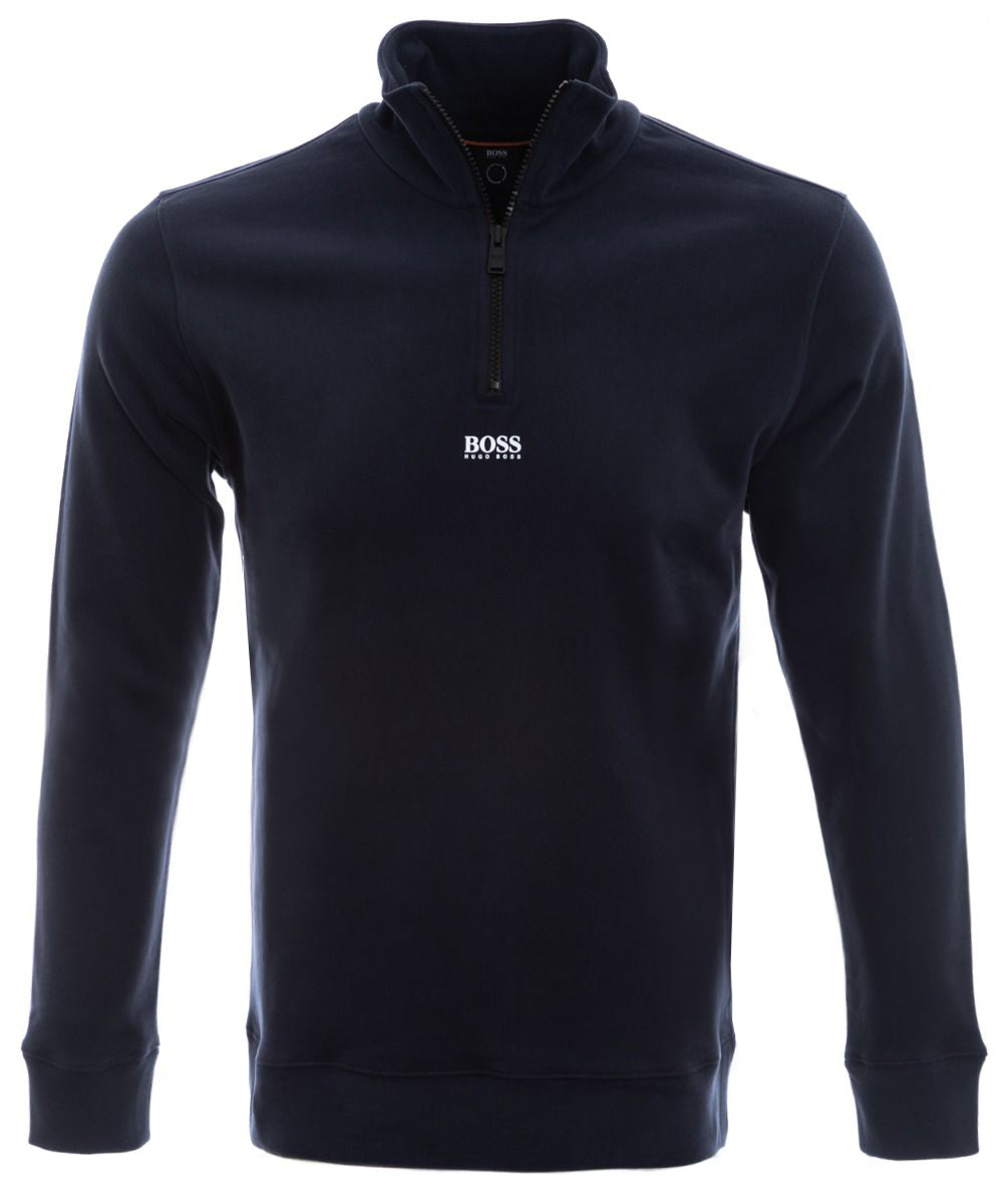 BOSS Zapper 2 Sweat Top in Navy Front