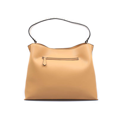 Valentino Bags Sour Large Tote Bag in Camel Ecru