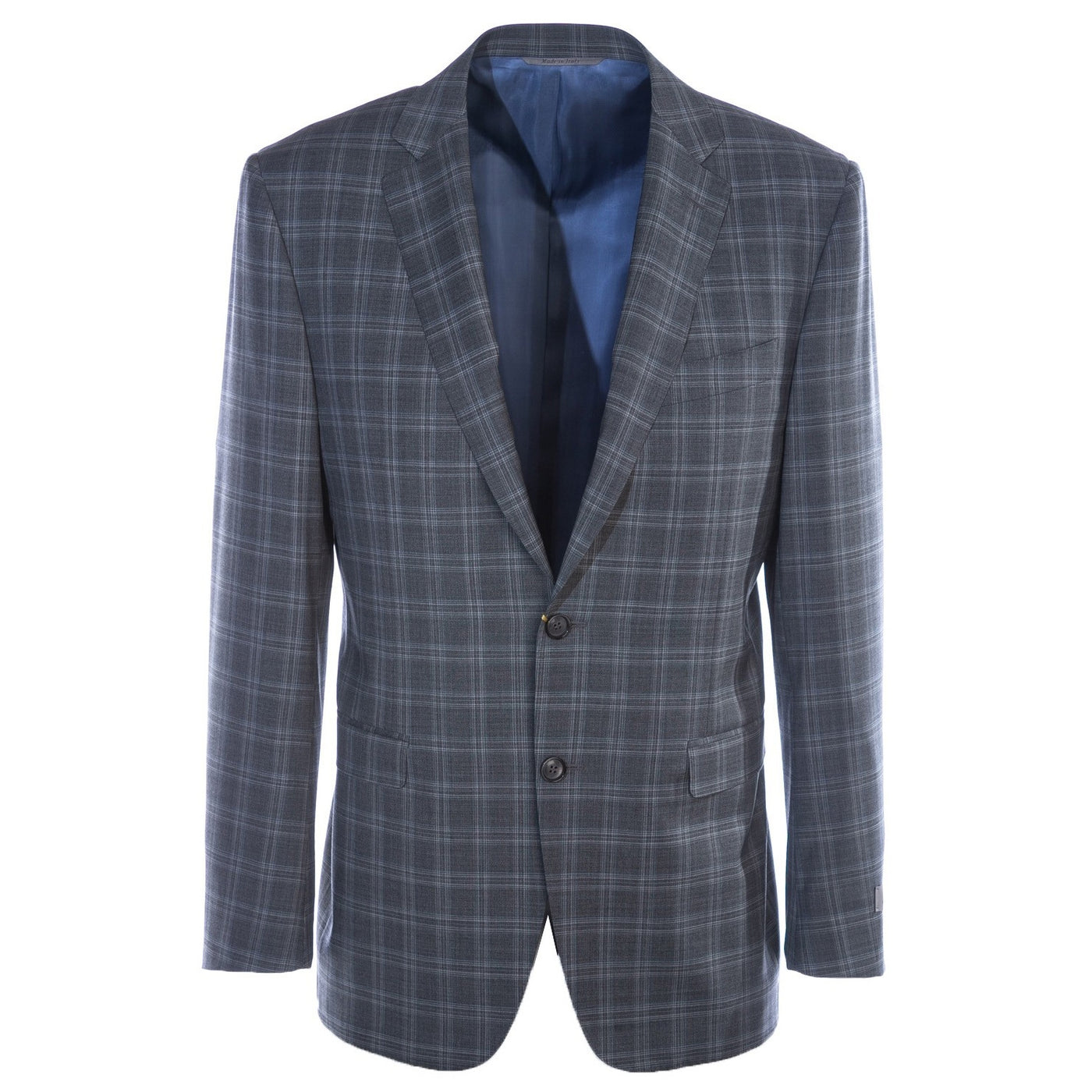 Canali Grey Check Suit in Grey Check Jacket