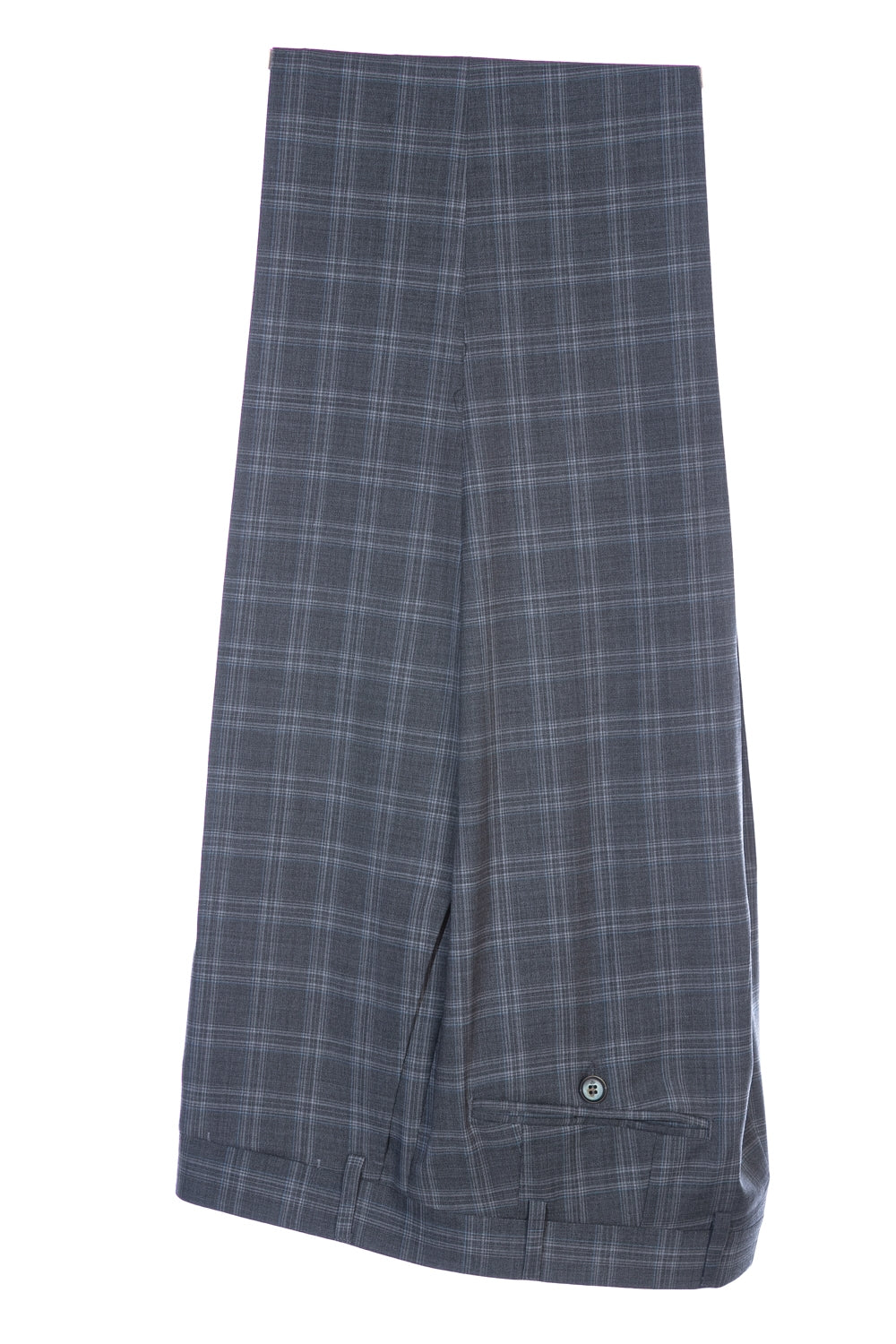 Canali Grey Check Suit in Grey Check Trouser