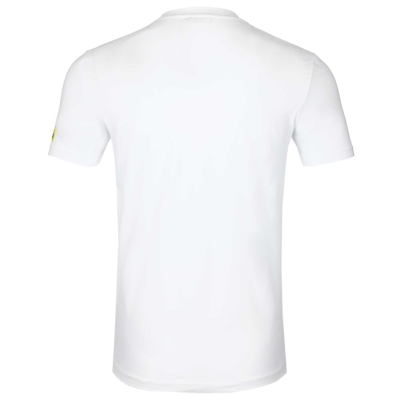 Dsquared2 Icon Label T Shirt in White & Yellow Back