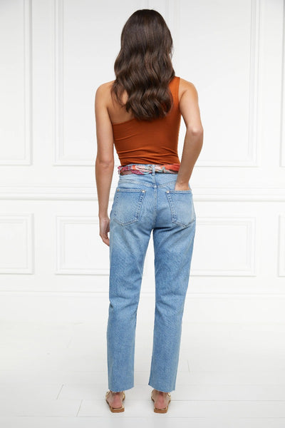 Holland Cooper High Rise Slim Ladies Jean in Vintage Indigo Model Back