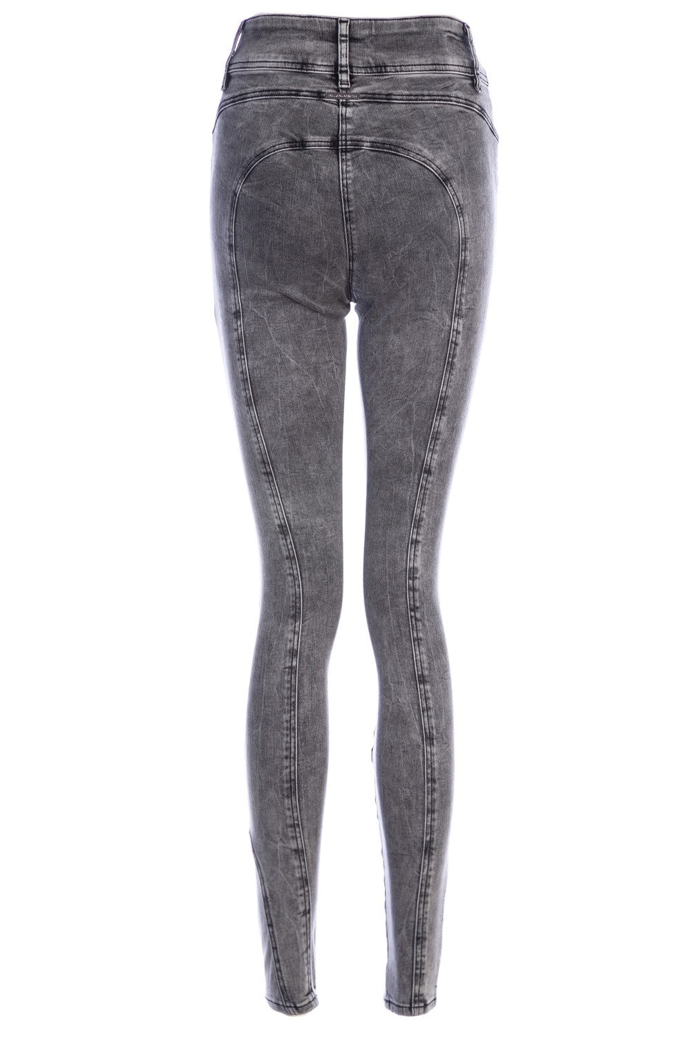 Holland Cooper Biker Ladies Jean in Ash Grey Back