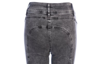 Holland Cooper Biker Ladies Jean in Ash Grey Seat