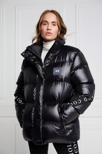 Holland Cooper Camden Puffer Jacket in Black Main