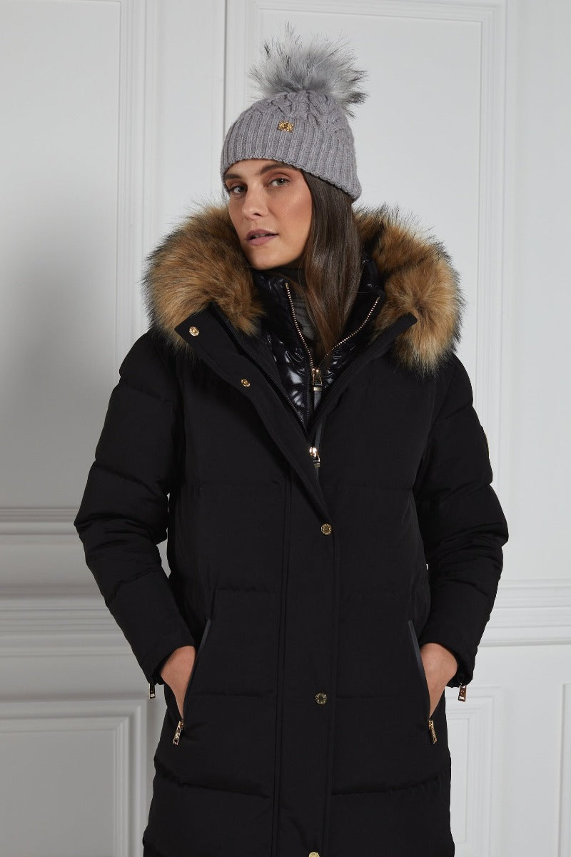 Holland Cooper Colorado Down Coat in Black Holland Cooper Norton Barrie
