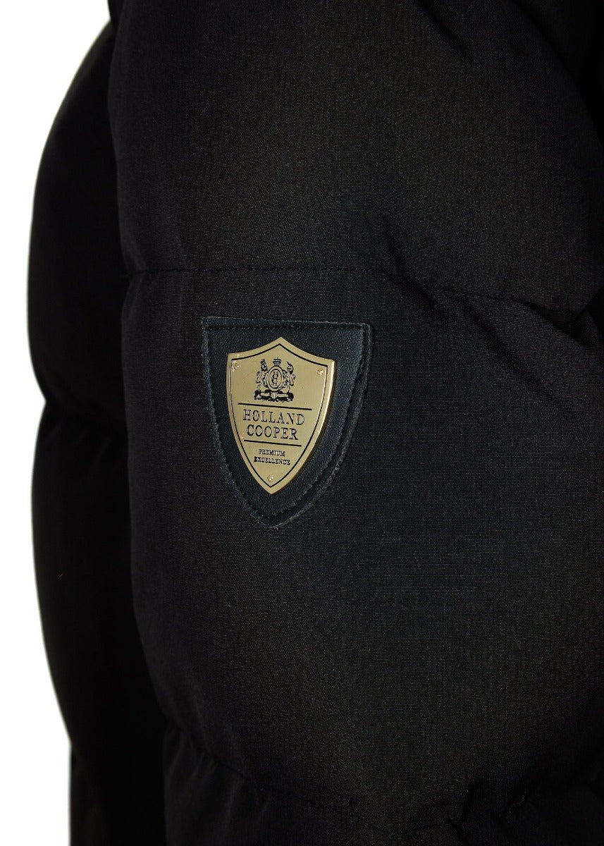 Holland Cooper Colorado Down Jacket in Black Badge