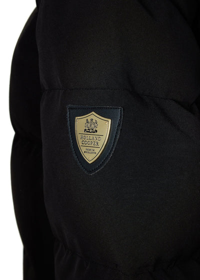 Holland Cooper Colorado Down Jacket in Black Badge