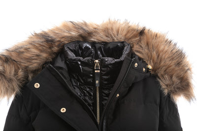 Holland Cooper Colorado Down Jacket in Black Zip