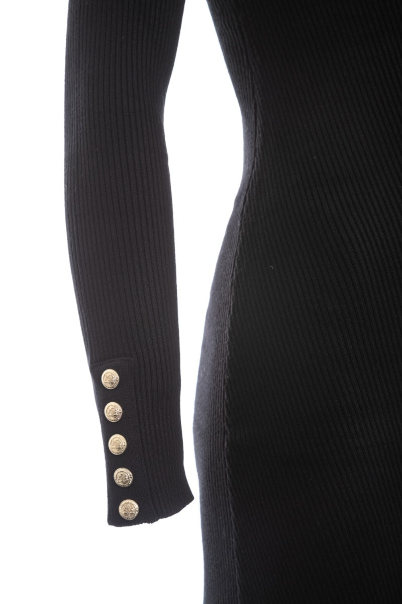 Holland Cooper Kensington Jumper Dress in Black