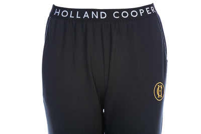 Holland Cooper Lounge Ladies Jogger Sweat Pant in Black