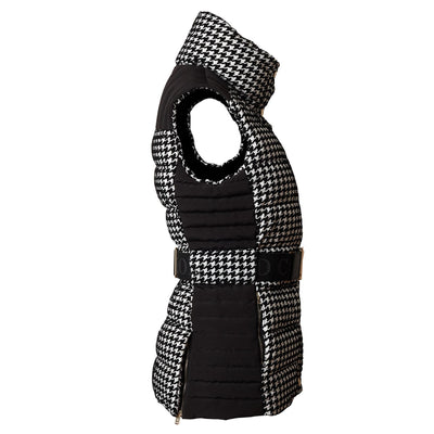 Holland Cooper Valais Quilted Ladies Gilet in Houndstooth
