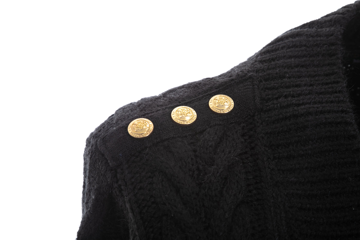 Holland Cooper Windsor Midi Cardigan in Black