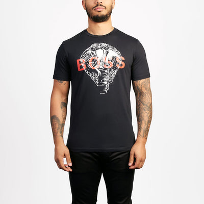 BOSS Tdraw T-Shirt in Black Cobra