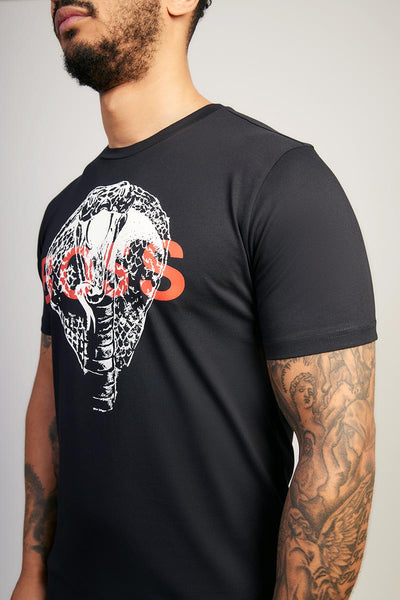 BOSS Tdraw T-Shirt in Black Cobra