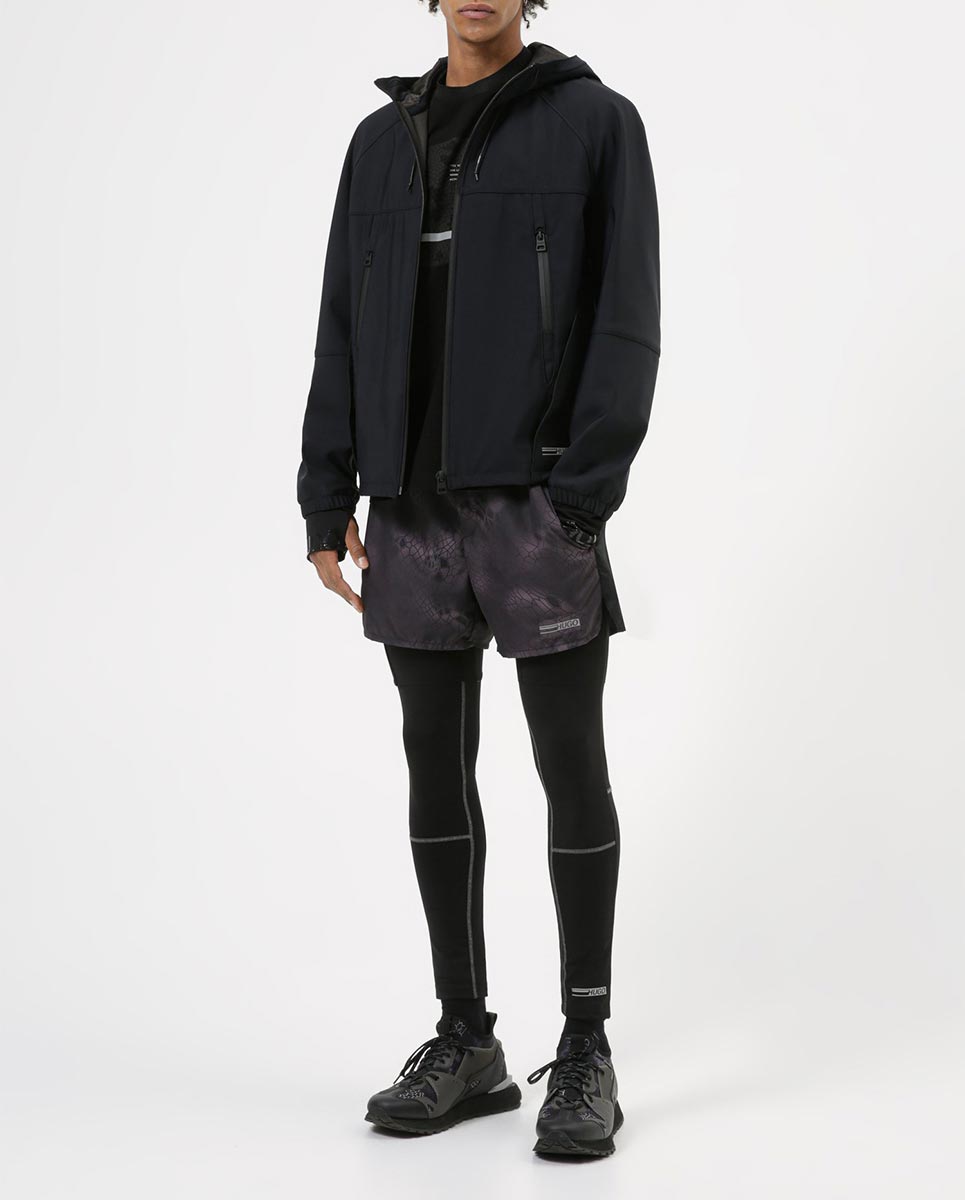 HUGO Deeflater_X Sweatpant in Black Model Front