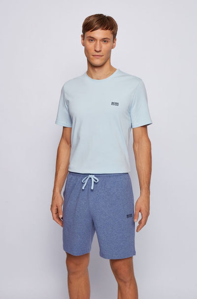 BOSS Mix & Match Sweat Short in Sky Blue Marle