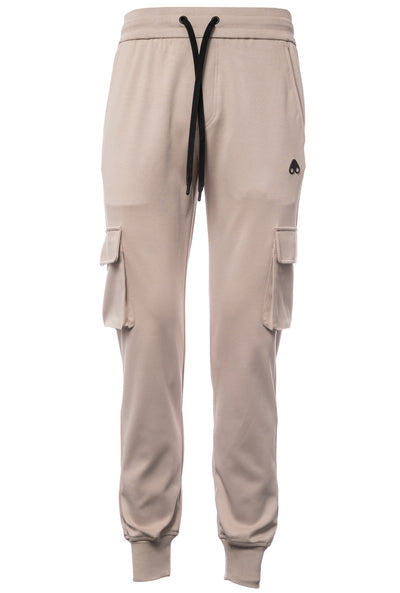 Moose Knuckles Seaside Cargo Jogger Sweat Pant in Taupe
