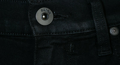 Paige Croft Jean in Black Shadow Button