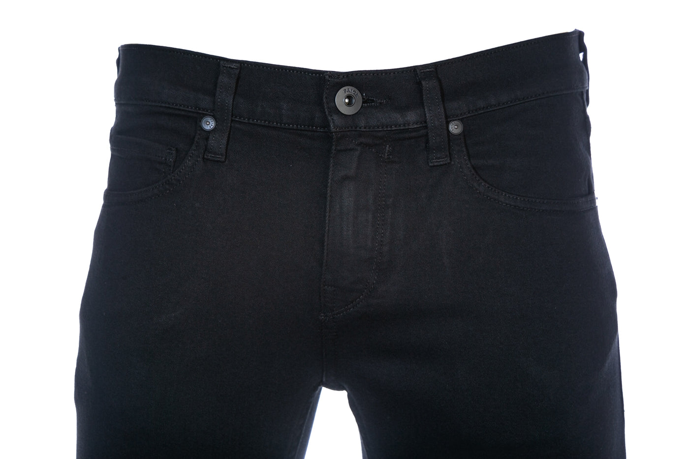 Paige Croft Jean in Black Shadow Waist