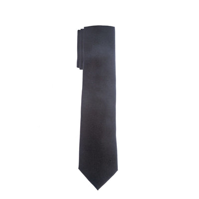 Remus Uomo Plain Tie in Black
