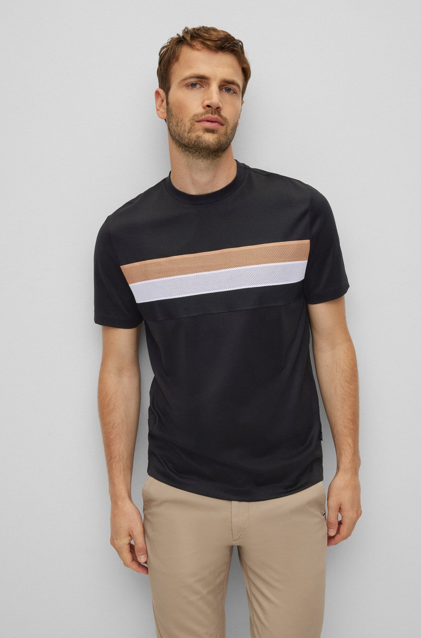 BOSS Tiburt 321 T Shirt in Black