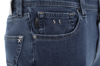 Tramarossa Leonardo Slim D488 Jean in Mid Blue Wash