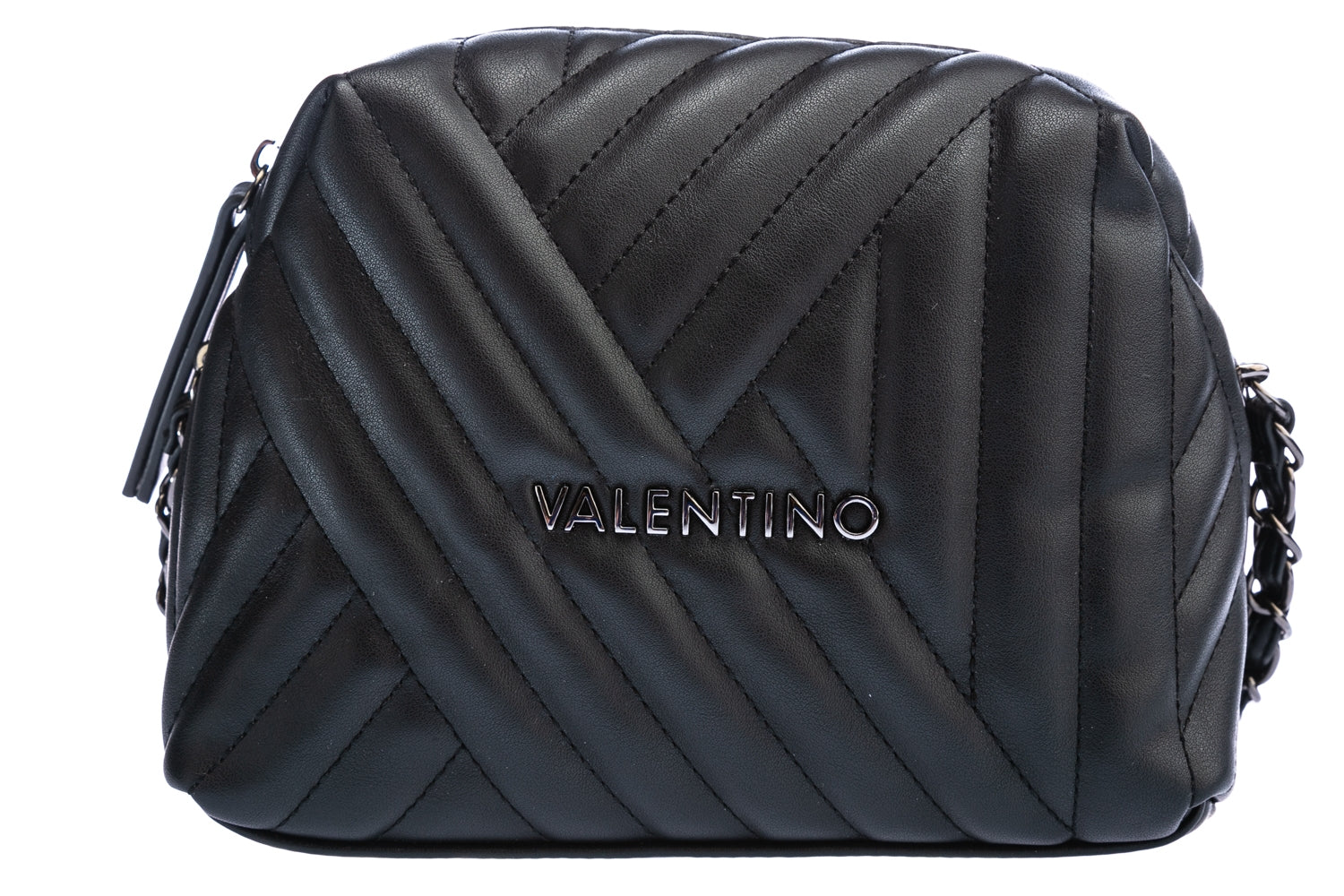 VALENTINO BAGS QUILTED BLACK CROSS BODY BAG SIGNORIA