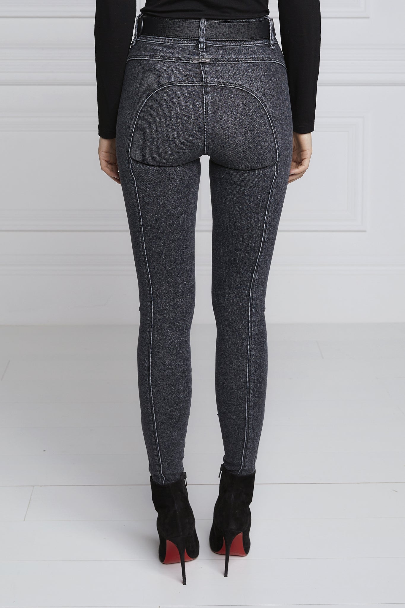 Holland Cooper Jodhpur Ladies Jean in Vintage Grey Model Back