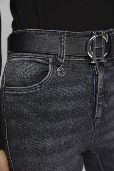 Holland Cooper Jodhpur Ladies Jean in Vintage Grey Detail